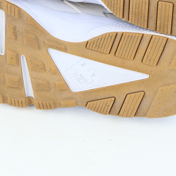 Nike Air Huarache Ostrich Triple White Sneakers